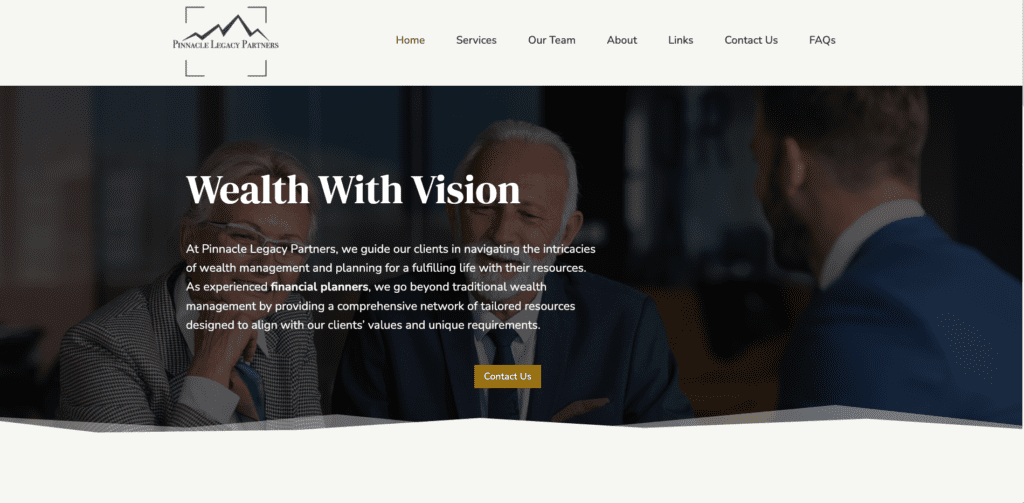 plp website screenshot